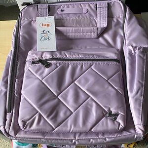 Lug Quilted Voyager Lilac Backpack